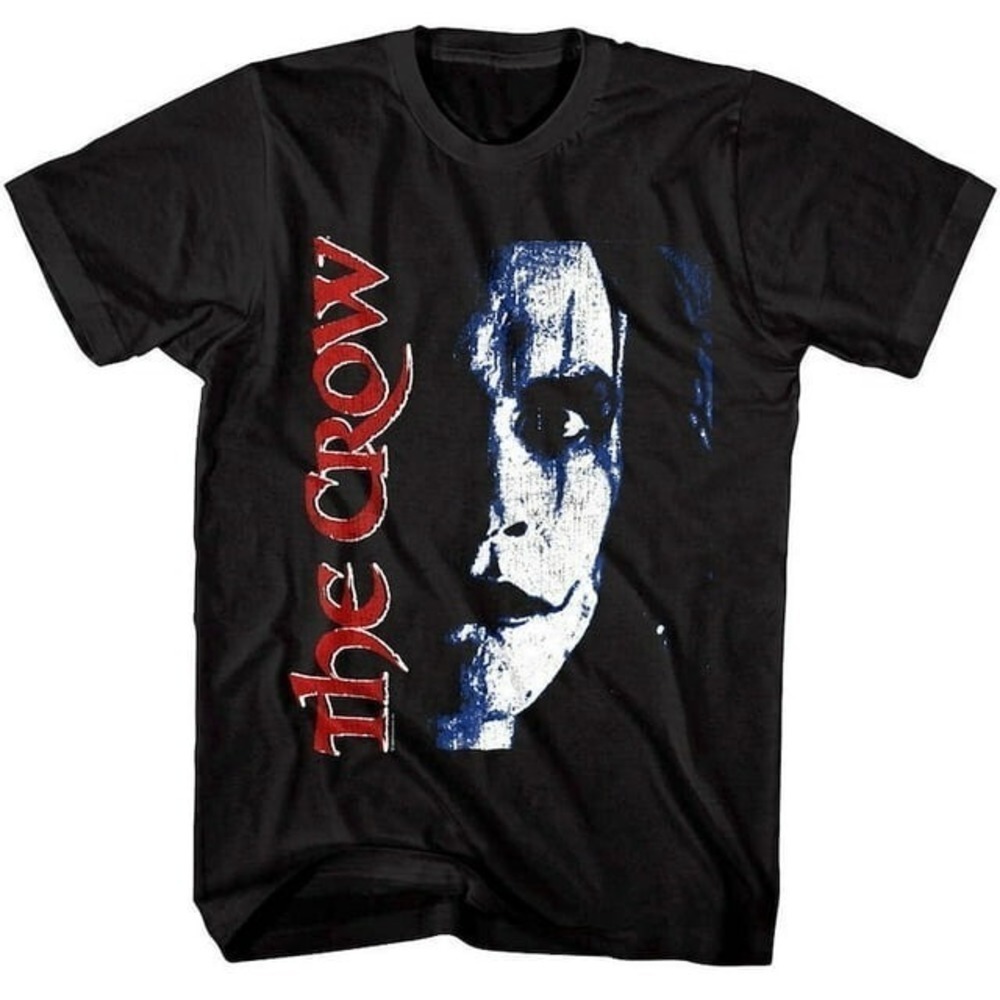 The Crow Tshirt Eric Draven Closeup Eye Gothic Superhero Tees